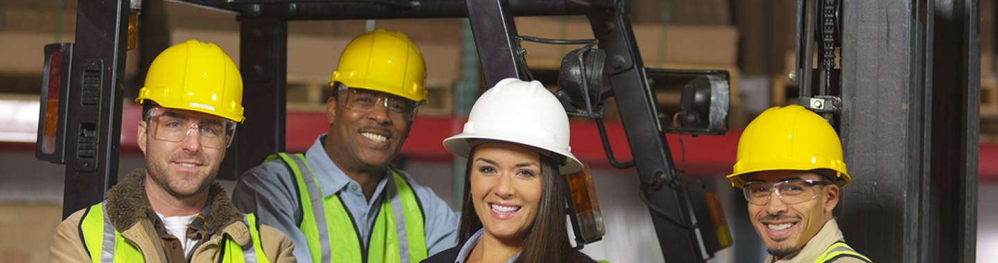 people wearing hard hats