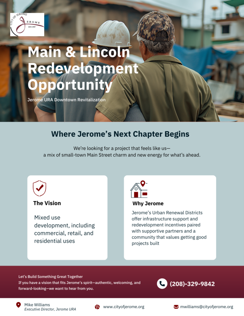 Main and Lincoln Redevelopment Opportunity Brochure