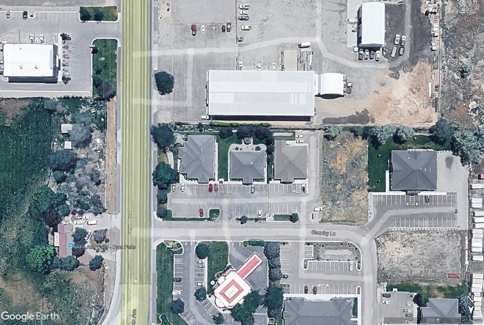 Aerial View of 105 Country  Lane in Jerome, Idaho