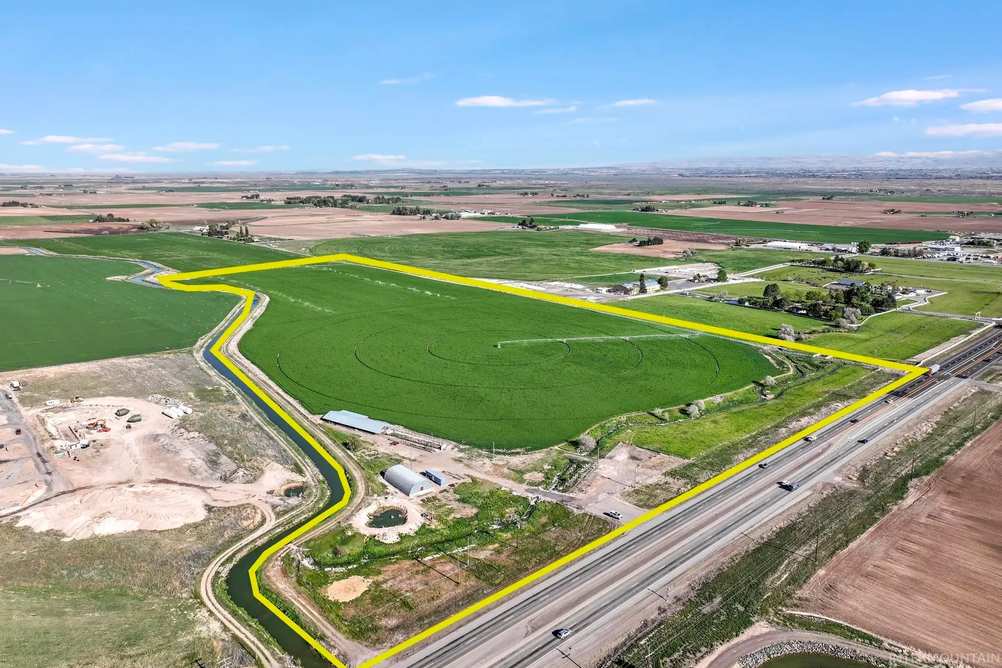 Aerial View of 5640 US Highway 93 in Jerome, Idaho