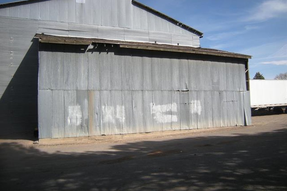Back of Grain Elevator in Hazelton, Idaho