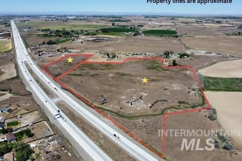 Aerial View of Property by Interstate 84 in Jerome, Idaho