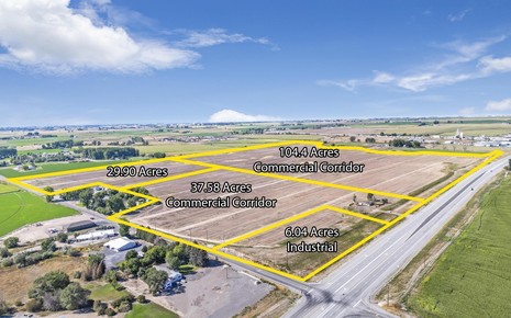Aerial Vies of 5515 Highway 93 in Jerome, Idaho