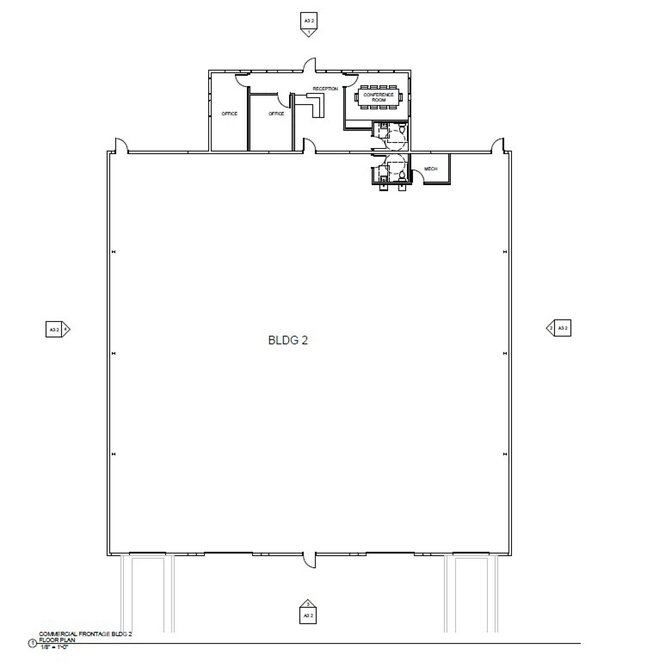 Schematics for Building 2 in Elk Ridge Business Park in Jerome, Idaho