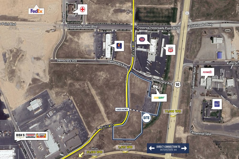 Aeriel View of Arlen Drive